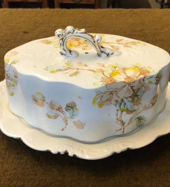 Antique Cheese / Butter Dish