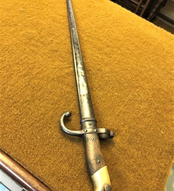 French Model 1874 "Gras" Sword Bayonet with Scabbard