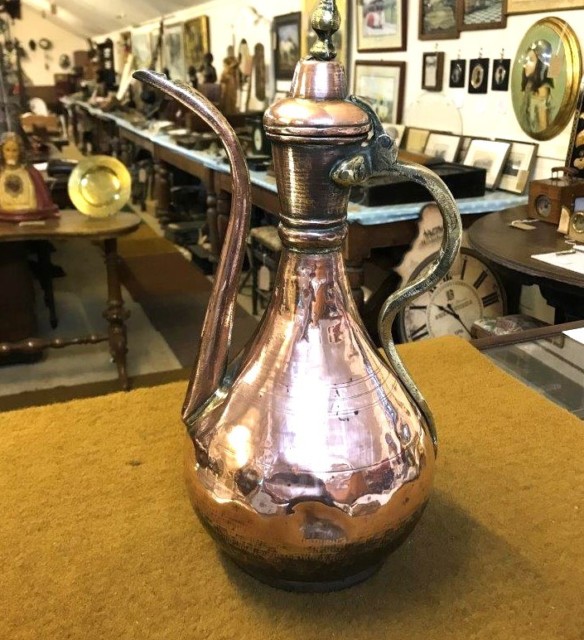 Antique Islamic Copper Ewer