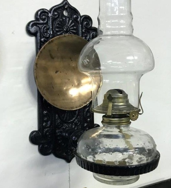 Vintage Wall Mounted Paraffin Lamp Lamplight Farms