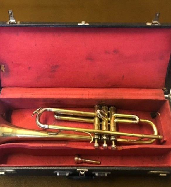 Vintage Boosey & Hawkes Trumpet '78' with Carry Case