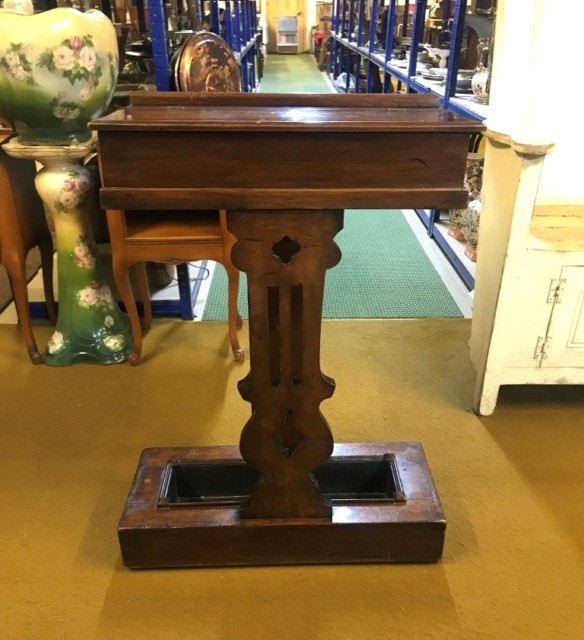 Antique Mahogany Hall Table / Stick Stand