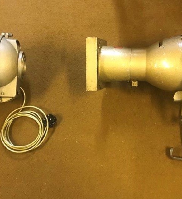 Vintage Pair of Theatre / Stage Lights by Major London