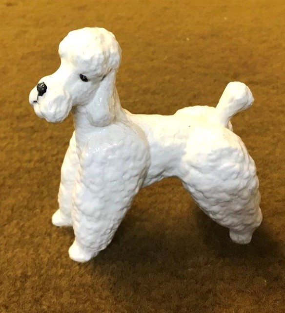 Vintage Ceramic Poodle Figure by Willie Forbes Braemar