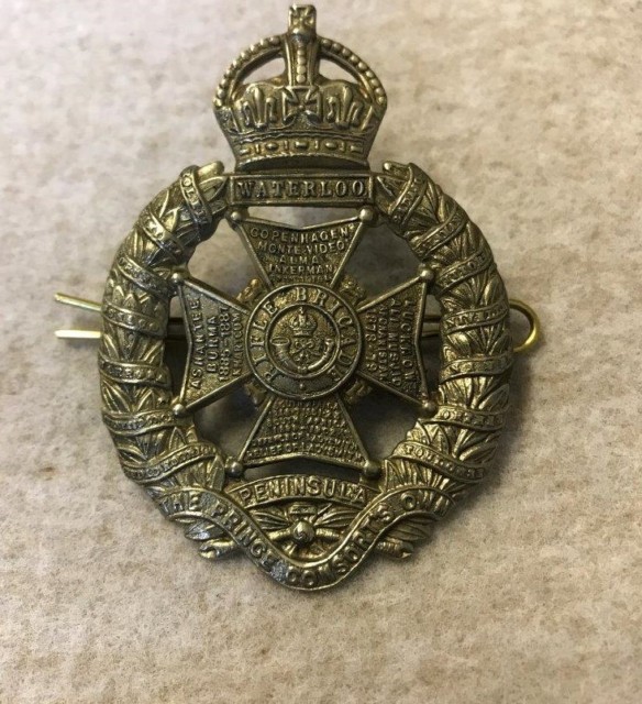 The Prince Consort's Own Rifle Brigade Cap Badge