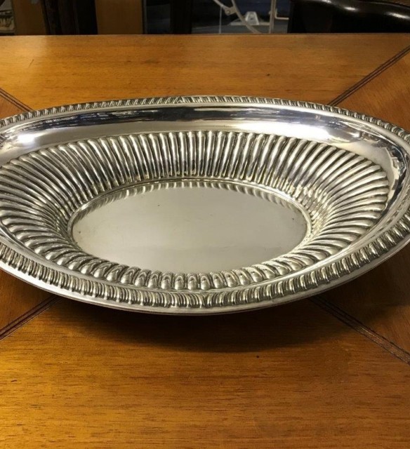 Silver Plate Fruit Dish