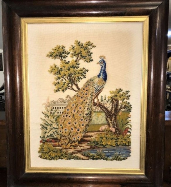 Tapestry of a Peacock