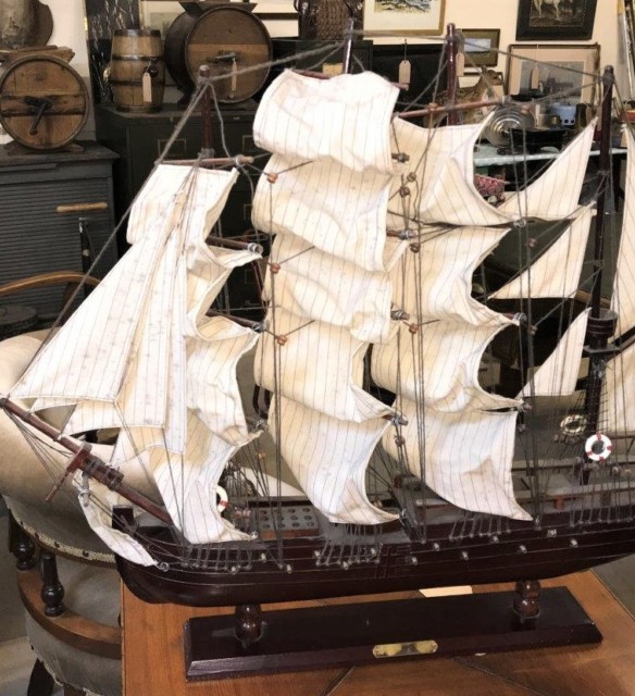 Model Ship Fully Rigged