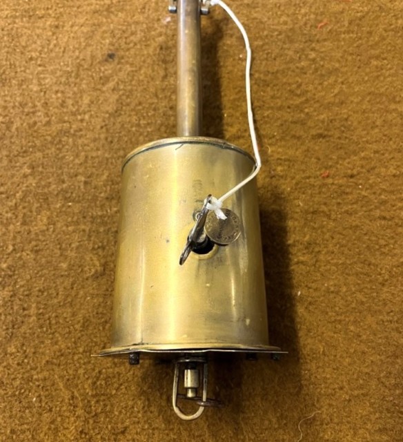 Antique Brass Spit Jack "Salter's Economical"