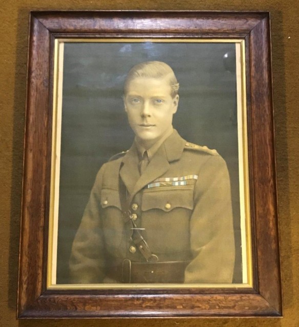 Antique Colour Poster Print of His Royal Highness The Prince of Wales (who became King Edward VIII)