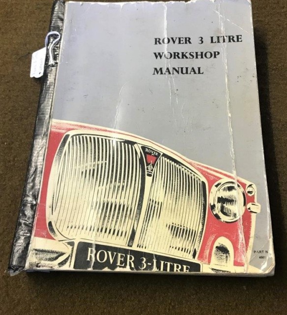 Rover 3 Litre Workshop Manual