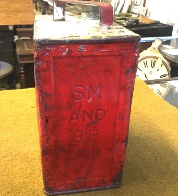 Vintage Shell Mex & BP Ltd 2 Gallon Petrol Can