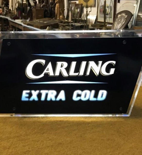 Vintage Carling Extra Cold Illuminated Bar Sign