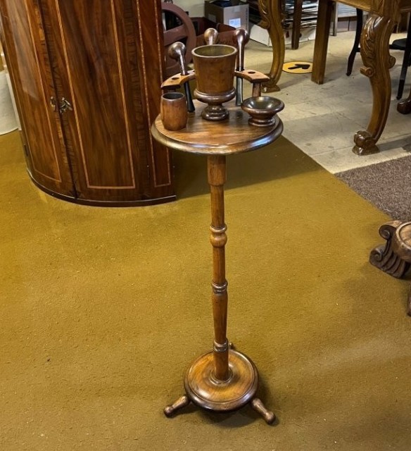 Victorian Mahogany Smokers Companion Stand