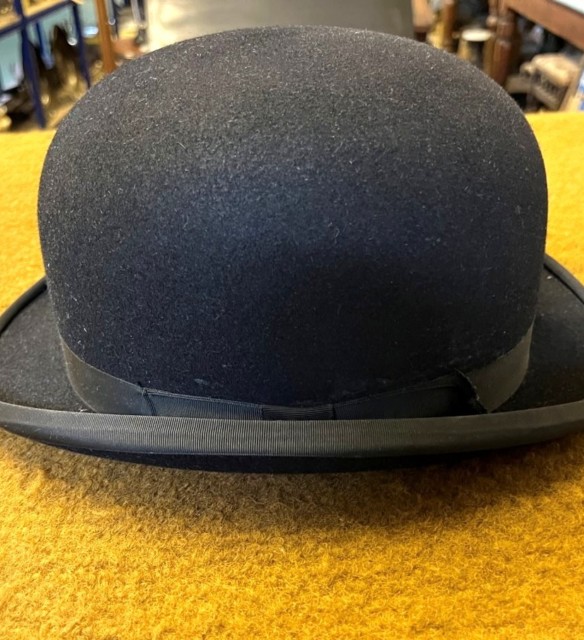 Vintage Bowler Hat by Christy's London Size 7 1/2" (58cm)