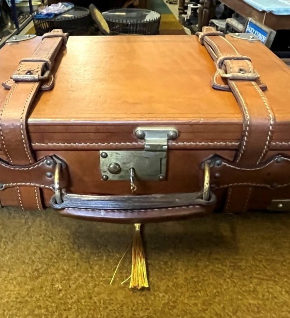 Vintage Leather Cartridge Case