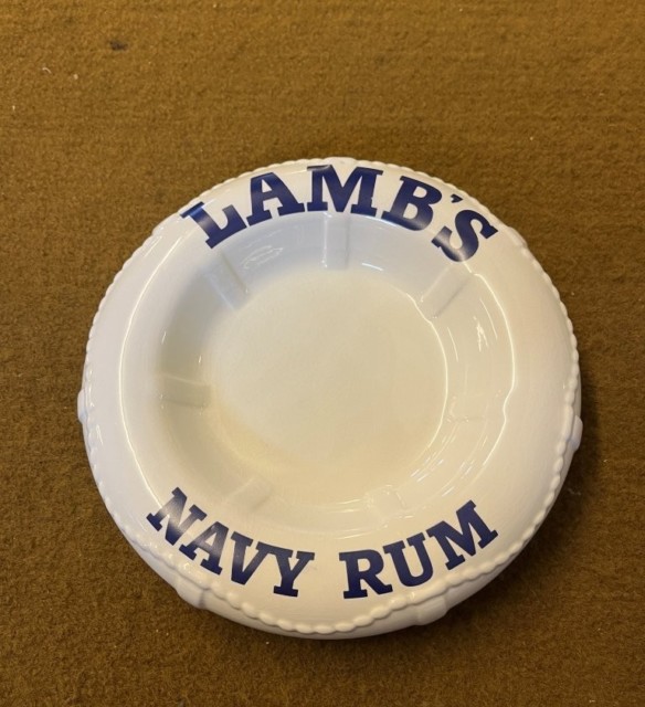 Vintage Lambs Navy Rum Dish / Bowl / Ashtray