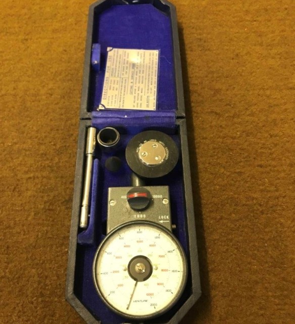 Vintage Venture ATH Handheld Tachometer 0 - 10,000 RPM