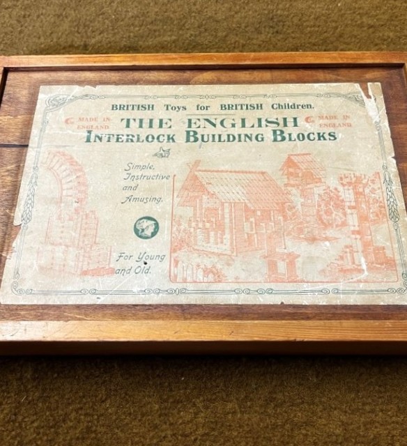 Vintage The English Interlock Building Blocks