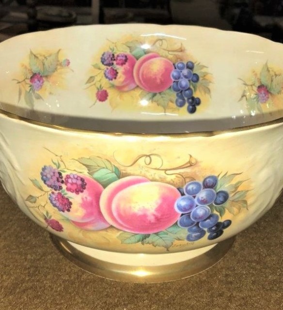 Crown Staffordshire Bowl “Orchard Glory”