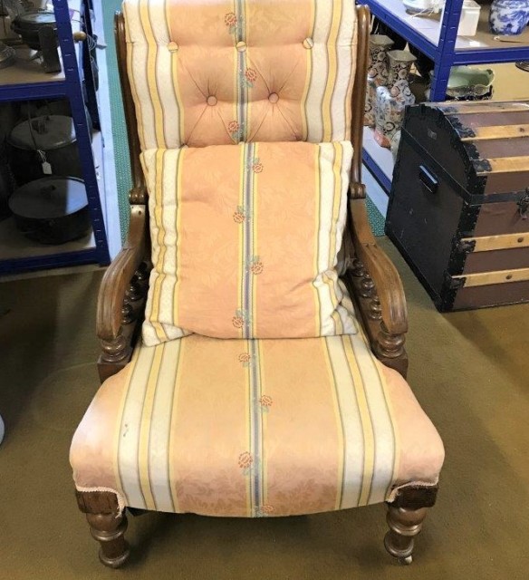 Victorian Button Back Armchair