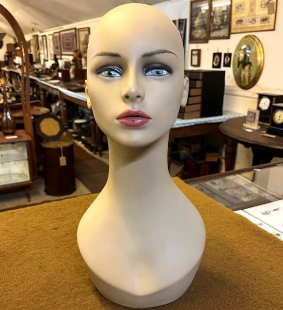 Vintage Female Mannequin Head