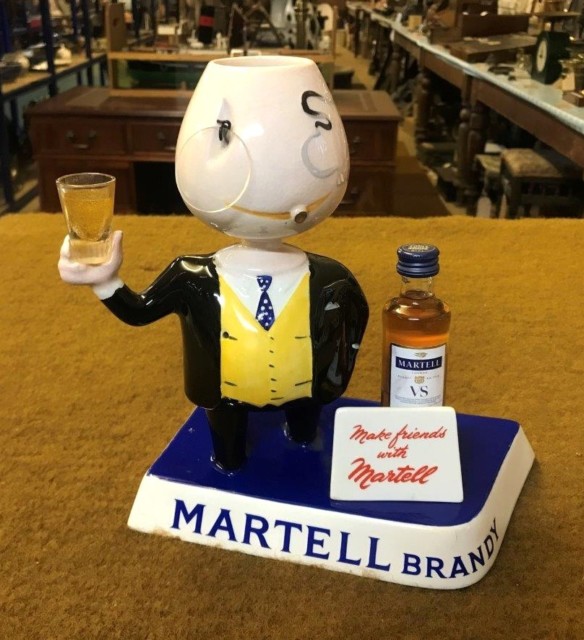 Vintage Martell Brandy "Martell Man" Bar Advertising Figure