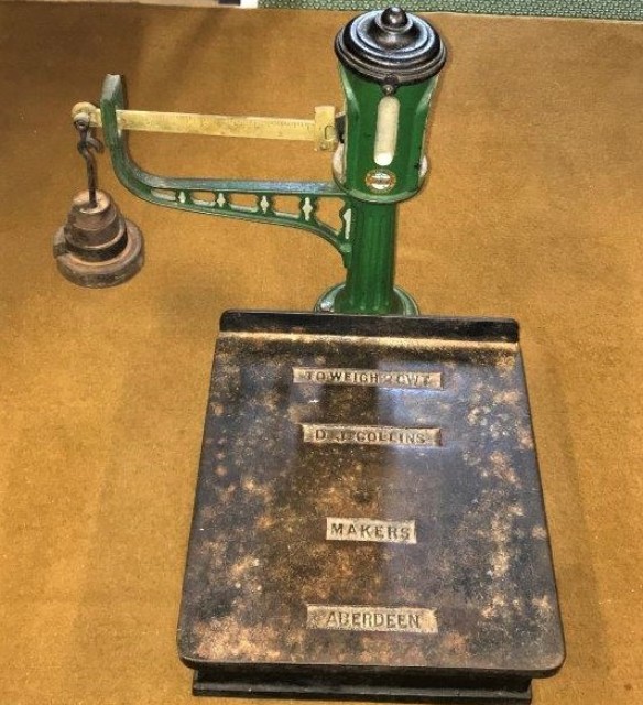 Vintage Platform Scales J D Collins Aberdeen