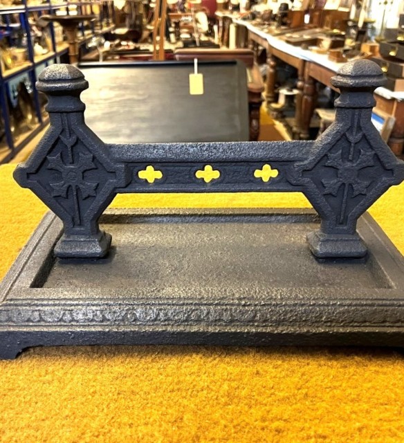 Victorian Cast Iron Boot Scraper from the Falkirk Foundry Scotland