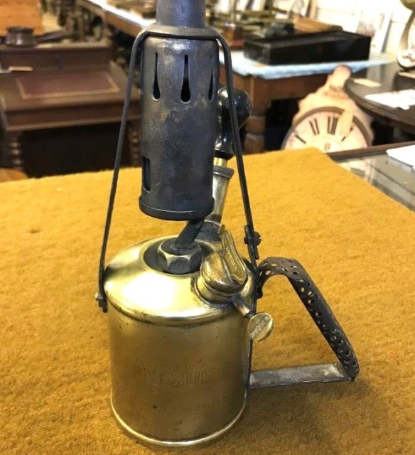 Vintage Primus No 634 Brass Paraffin Blow Torch/Lamp