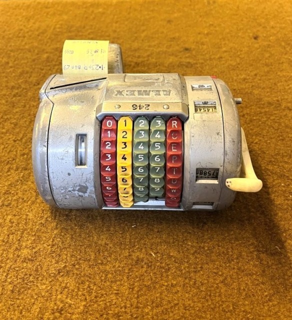 Vintage ALMEX Type A Bus Conductors Ticket Machine