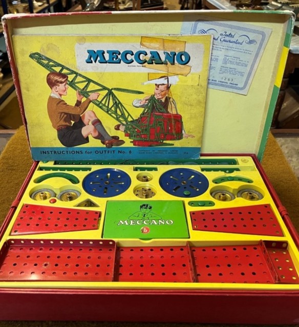 Vintage Meccano Outfit No6 Construction Kit Circa 1962 - 64