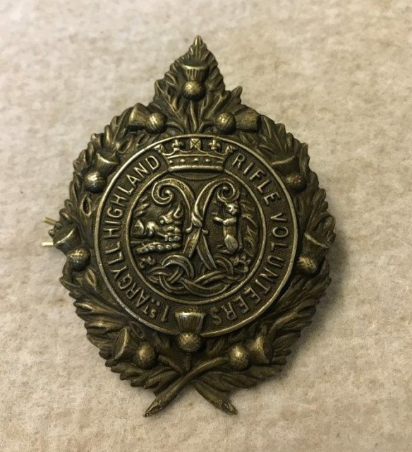 1st Argyll Highland Rifle Volunteers Cap Badge