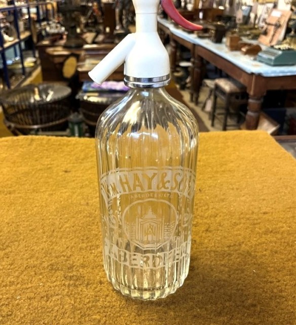 Vintage Wm Hay & Sons Aberdeen Soda Syphon