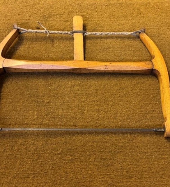 Antique Bow Saw by A Mathieson & Son Glasgow & Edinburgh