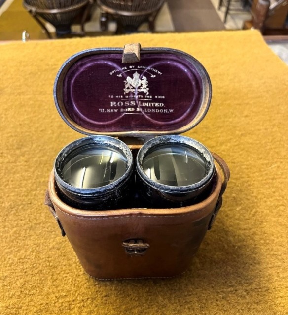 Vintage Pair of Binoculars by Ross Ltd 111 New Bond Street London