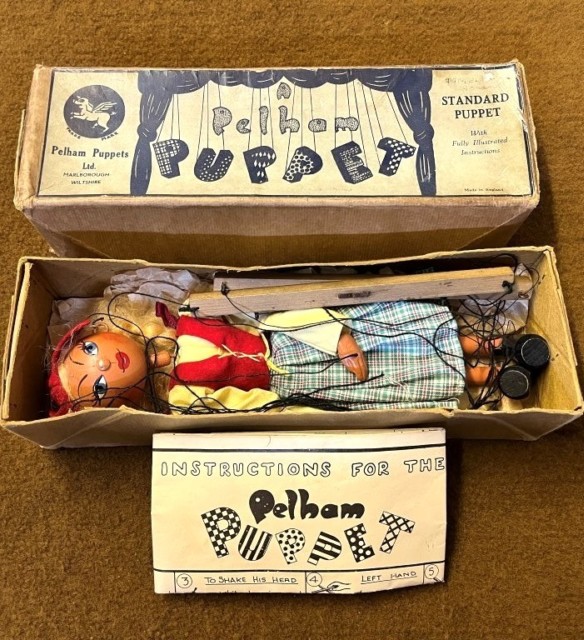 Vintage Dutch Girl Pelham Puppet Marionette Puppet