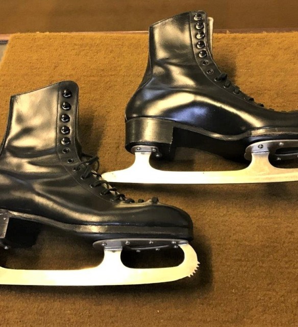 Pair Vintage Ice Skates