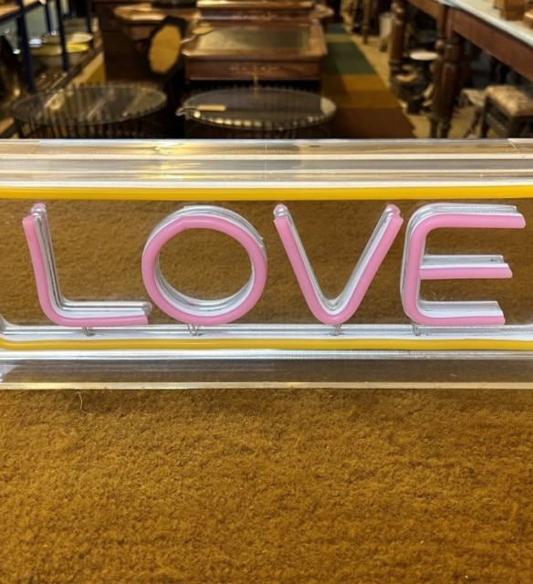 Retro Neon LOVE Sign From BundleBerry by Amanda Holden